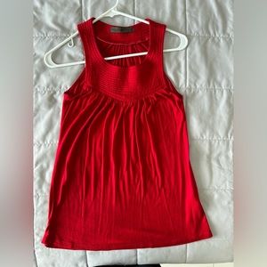 Zara red sleeveless top SMALL
